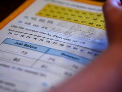 Child Doing Homework Stock Footage