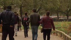 Street Scenes of Couples Walking Together News Clip