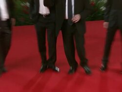 Andrey Sigle, Johannes Zeiler, Alexander Sokurov, Anton Adasinskiy at the Faust premiere: Venice Film Festival 2011 at Venice . (Footage by WireImage Video/Getty Images Entertainment Video) Stock Footage