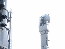 Air defense missile system Stock Footage