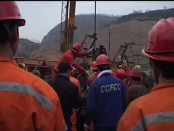 Rescuers try to free 153 miners trapped after mine flooded News Clip