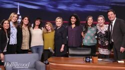 Hillary Clinton Receives Thank You Notes from 'Tonight Show's' Female Writers | THR News News Clip