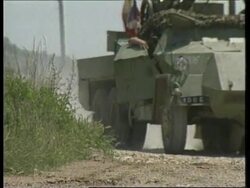 KOSOVO: YUGOSLAV ARMY MOVING OUT OF PROVINCE News Clip