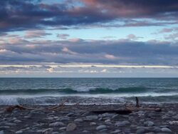 SLOW MOTION: Beach Sunset Stock Footage