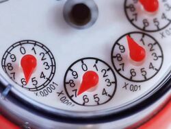 Water meter Stock Footage