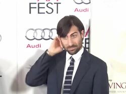 Jason Schwartzman at AFI Fest 2013 Opening Night Gala Premiere of Disney's "Saving Mr. Banks" in Hollywood, CA, on 11/07/2013. (Footage by WireImage Video/Getty Images) Stock Footage