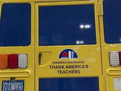 ATMOSPHERE - signage at Farmers Insurance Thank America's Teachers At CMA Fest With Chris Young Stock Footage