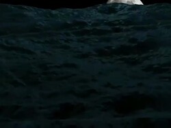 Ocean Moon Loop Stock Footage