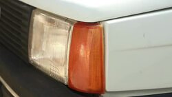 Car Blinking Headlight Stock Footage