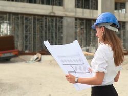 HD: Civil Engineer Stock Footage