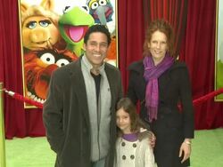 Oscar Nunez (with family) at the The World Premiere of Walt Disney's 'The Muppets' at Hollywood CA. (Footage by WireImage Video/Getty Images Entertainment Video) Stock Footage