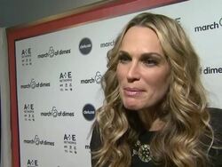 INTERVIEW - Molly Sims on important information for raising children at March of Dimes Celebration of Babies Luncheon Honoring Jennifer Lopez in Los Angeles, CA on 12/06/13 Stock Footage