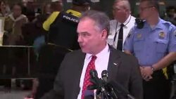 Sen. Kaine Thanks Demonstrators at Va. Airport News Clip