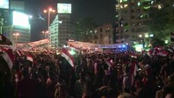 Anti Morsi crowd packs Tahrir News Clip