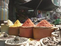 MS Spices for sale / Delhi, Delhi , India Stock Footage