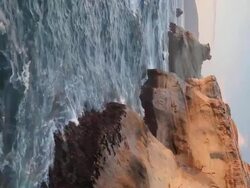 Oregon Coast vertical Stock Footage