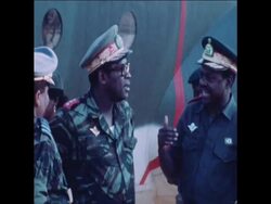 SYND 5 6 78 PRESIDENT MOBOTU INSPECTS MOROCCAN TROOPS News Clip