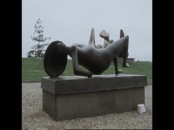 RR7222B  ITALY: HENRY MOORE EXHIBITION News Clip