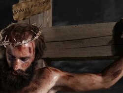 Jesus On the Cross Stock Footage