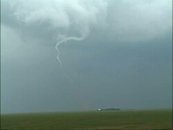 WA Tornado moving over countryside, USA Stock Footage