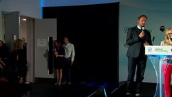 Prince William, Catherine Duchess of Cambridge and Prince Harry open The Global Academy News Clip