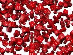 Falling Dice Stock Footage