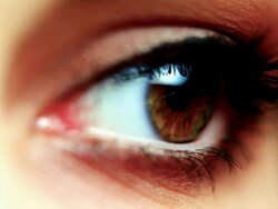 Eye profile Stock Footage