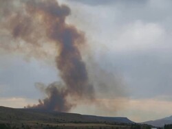 Fire In Oregon Stock Footage