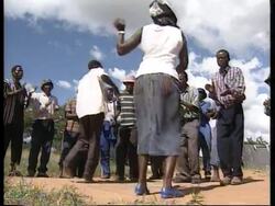 ZIMBABWE: HARARE: UNOFFICIAL PRE-ELECTION CAMPAIGNING News Clip