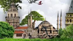 Istanbul City Surrealism Stock Footage