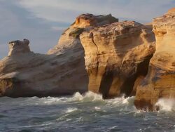 Pacific ocean coast Stock Footage