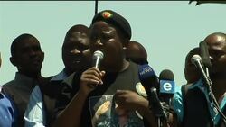 ANC youth leader Malema addresses up to 5,000 striking miners Instructional Video