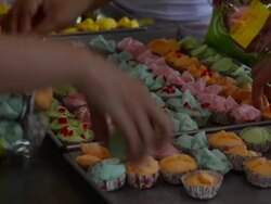 wool cake Stock Footage