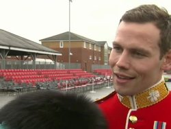 Catherine Celebrates St Patrick's Day with Troops News Clip