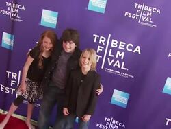 Carolina Andrus, Josh Flitter and Christian Martyn at the Premiere Of 'Snowmen' - 9th Annual Tribeca Film Fest at New York NY. (Footage by WireImage Video/GettyImages) Stock Footage