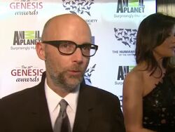 INTERVIEW: Moby on animal advocacy at The 26th Annual Genesis Awards Stock Footage