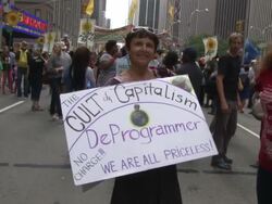 People's Climate March - NYC Stock Footage