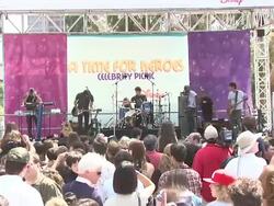 20th Anniversary 'A Time For Heroes' Celebrity Carnival Sponsored By Disney Stock Footage