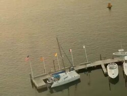Boats at the Pier Stock Footage