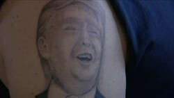 Ohio Man Shows off Large Trump Tattoo Instructional Video