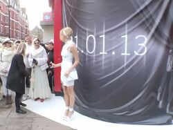 Pixie Lott - Blackberry 10 Launch Stock Footage