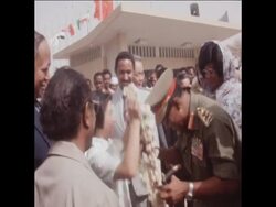 SYND 24 5 76 PRESIDENT NIMEIRY OPENS FRIENDSHIP HALL BUILT BY CHINESE News Clip