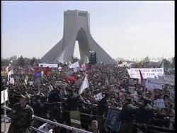 Protesters Attack Danish Embassy With Firebombs, President Threatens Revision Of Nuclear Policy,  Russian Top Nuclear Official Visits Nuclear Facility In In Bushehr News Clip