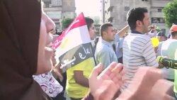 CLEAN : Clashes as thousands of Morsi backers marc News Clip