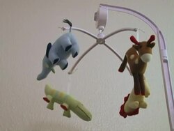 Baby Braham's Lullaby Mobile (NTSC) Stock Footage