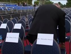 Preparations at US cemetery ahead of D-Day memorial with Obama News Clip