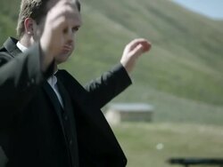 Outdoor Orchestra - Conductor Stock Footage