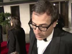 INTERVIEW - David O. Russell on winning an award and being a filmmaker at BAFTA After Party at on February 16, 2014 in London, England. Stock Footage