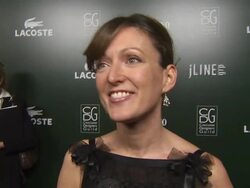 INTERVIEW: Amy Wescott on her dress, on being a costume designer. (Footage by WireImage Video/GettyImages) Stock Footage