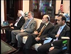 Japanese FM meets Afghan president Karzai News Clip